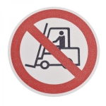 Antirutschbeläge - Bodenmarkierungen AR 2, Ronden, Verbote, Durchm. 40 cm,