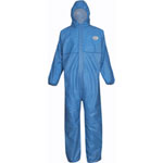Asatex Schutzanzug Overall CoverBase SMS blau besonders atmungsaktiv, Schutztyp 5 + 6