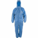 Schutzanzug Chemieschutzoverall CoverTex C-3 blau besonders robust, atmungsaktiv und antistatisch, Schutztyp 5 + 6