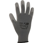 Asatex 3701 Montagehandschuhe grau Feinstrickhandschuh mit PU Beschichtung