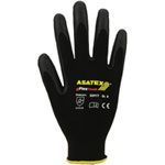 Asatex E091T eFlex Touch Montagehandschuhe Feinstrickhandschuhe mit Mikroschaumbeschichtung mit touchscreen-Funktion