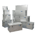 Alutec Riffelblechbox R 37, extra stabile Aluminium-Riffelblechbox mit 3mm Wandstärke