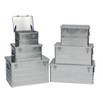 Alutec Aluminiumbox CLASSIC-Serie mit Hebelspannverschluss und 2-Zylinderschlössern