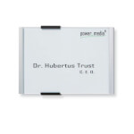 Durable Info Sign Türschild mit bruchsicherer Acrylglasabdeckung und zwei Verschlussclips