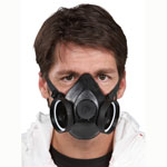 Ekastu Atemschutzmaske Polimask 100/2 Halbmaske aus EPDM zur Aufnahme von zwei Filtern der Serie 200