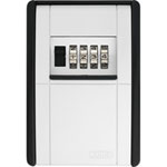 Abus Keygarage 787 Schlüsseltresor mit Haken 4-zeiliges Zahlenschloss, bis 20 Schlüssel oder 14 Karten