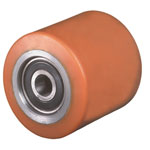 Gabhubelwagenräder, Polyurethanlauffläche, Kugellager,