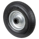 Pannensichere Räder, Stahlblechfelge, Rollenkorblager, geräuschdämpfend, wartungsfrei