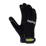 Texxor 2520 topline Montagehandschuh Tucson schwarz grau modischer Kunstlederhandschuh mit guter Griffigkeit
