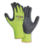 Texxor 2270 Kälteschutzhandschuh gelb blau gute Griffigkeit durch Latex Beschichtung