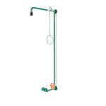 B-Safety ClassicLine Körper-Notdusche mit Augendusche zur Wandmontage Aufputz