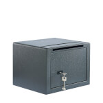 Burg Wächter Pure Safe Möbeltresor PS 120 K EWS mit Einwurfschlitz und herausnehmbaren Fachboden, solider einwandiger Korpus