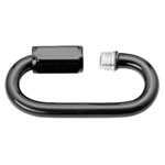 Verbindungsglied Stahl mit Schraubverschluss Farbe: Anthrazit