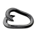 Verbindungsglied Stahl mit Klemmverschluss Farbe: Anthrazit