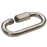 Verbindungsglied Stahl mit Schraubverschluss Farbe: Metall