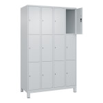 C+P Schließfachschrank Classic PLUS 12 Fächer und 4 Abteile
