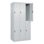 C+P Doppelstock-Spind Classic PLUS 6 Fächer und 3 Abteile