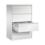C+P Stahl-Hängeregistratur-Schubladenschrank Acurado 4 Schubladen 2-bahnig