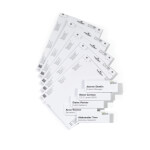 CLICK SIGN Door Sign Refill 15x5,4 cm bedruckbare Einsteckschilder für Türschilder zur Beschriftung