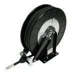 CEMO Schlauchaufroller, offen, Gelenkarm,  Eingang 0,5 Zoll IG Ausgang 0,5 Zoll AG,