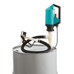 CEMO elektrische Fasspumpe Chemie-Set, Tauchtiefe 1000 mm, Motor 230 VAC, 850 W