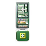 Cederroth First Aid Station Set DIN 13157 bestehend aus Erste Hilfe Station und Verbandkoffer gemäß DIN13157