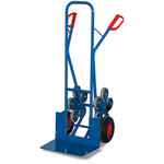 Sackkarren Stahlrohrkarren VARIOFIT  Treppenkarre mit 2 fünfarmigen Radsternen,