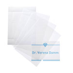 CRYSTAL SIGN Beschriftungseinlagen semi-transparent A5 Nachfüllsatz für 10 Schilder für Laserdrucker