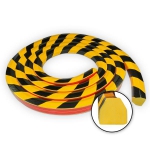 Knuffi SHG Warn- und Schutzprofile Kantenschutz Flächenschutz aus Polyurethanschaum, auf Rolle, selbstklebend,