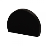 Knuffi Endkappe Typ C schwarz, zum einkleben