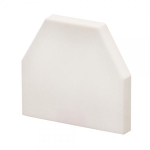 Knuffi Endkappe Typ CC weiß, zum einkleben