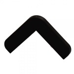 Knuffi Endkappe Typ H schwarz, zum einkleben