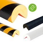 Knuffi Eckschutzprofil Removable Typ A gelb/schwarz, selbstklebend/ablösbar, Länge: 1,0 m