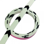 Knuffi Oneway Wegeleitsystem schwarz/weiß, selbstklebend, Länge: 5,0 m