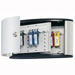 Durable KEY BOX 12 Schlüsselkasten mit Drehriegelverschluss und Vorrichtung für 12 Schlüssel