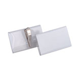 Durable Namensschild mit Krokoklemme, für einen Betriebs-/Sicherheitsausweis