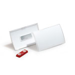 Durable Namensschild Click Fold mit Magnet, aufklappbar, aus gespritzter PP-Folie
