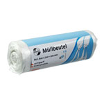 DEISS 49801 Müllbeutel UNIVERSAL PLUS mit Tragegriff Volumen: 60 l, Farbe: transparent, HDPE 12my