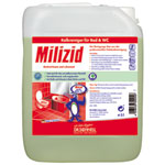 Dr. Schnell Milizid Sanitärreiniger und Kalklöser für die Reinigung in Sanitärräumen und Nasszellen