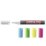 Edding 725 Neon-Boardmarker für Whiteboards mit geruchsneutraler Tinte,