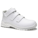 Jori Sicherheitsstiefel Clean Strap weiß ESD S3, mid Kunststoffkappe, Klettverschluss, gepolsterte Lasche