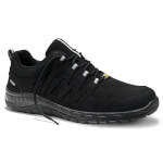 Elten Berufshalbschuh Maddox schwarz leder low ESD O2 Atmungsaktiver Schuh mit Wellmaxx-Dämpfung im sportlichem Look