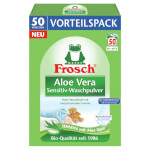 Frosch Aloe Vera Sensitiv-Waschpulver Vorteilspack für alle Textilien und speziell für empfindliche Haut geeignet