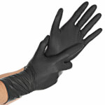 Franz Mensch Einweghandschuhe Power Grip schwarz