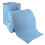 Franz Mensch HygoClean Putzpapiere 3-lagig blau Recyclingpapier 38 x 35 cm
