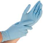 Franz Mensch Nitrilhandschuh Safe Premium blau latexfrei aus schwerem Nitril, Premiumqualität