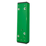 Distanzstück inkl. Abdeckplatten, Farbe: grün (RAL 6029),