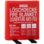 GLORIA Löschdecke GLD120 aus Glasfasergewebe in stabiler Hardbox