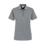 Berufsbekleidung Poloshirts HAKRO Damen-Poloshirt 'CLASSIC', grau-meliert ,