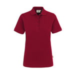 Berufsbekleidung Poloshirts HAKRO Damen-Poloshirt 'CLASSIC', weinrot,